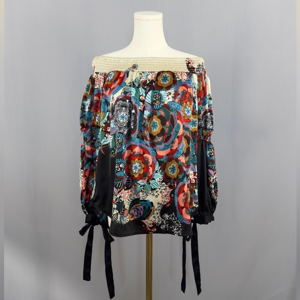 New York & Company Colorful Blouse